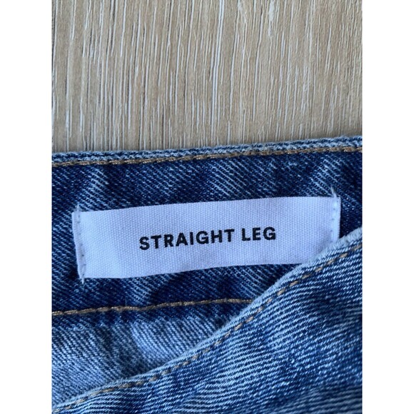 Cotton On Jeans Women’s Sz6 High Waisted 90s Blue Denim Pants Distressed Stretch - Picture 6 of 15